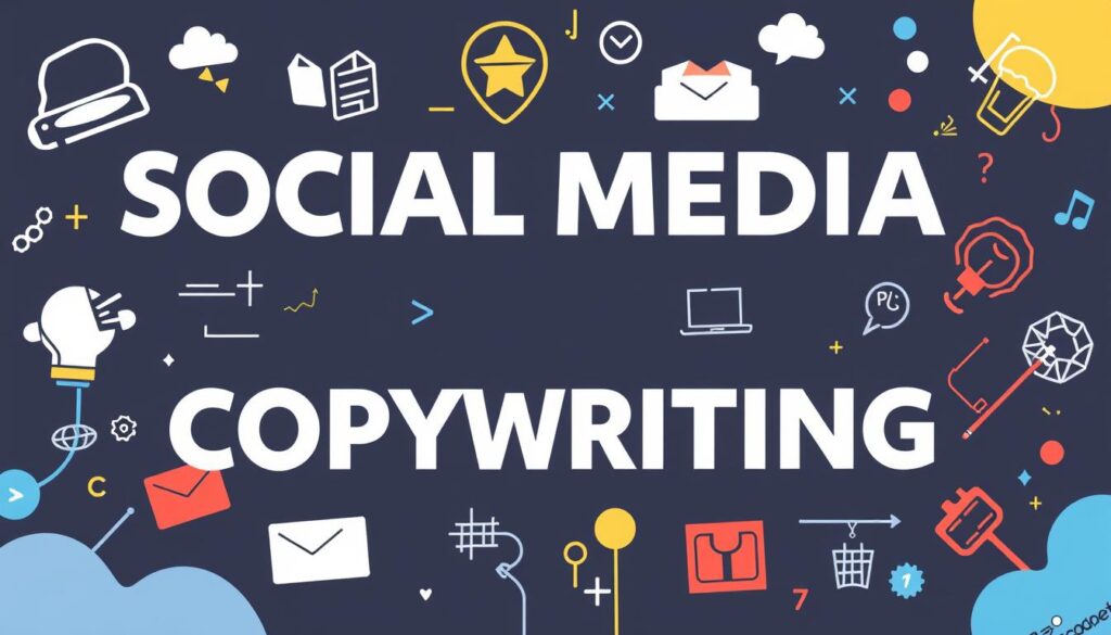 Generate an image representing social media copywriting services