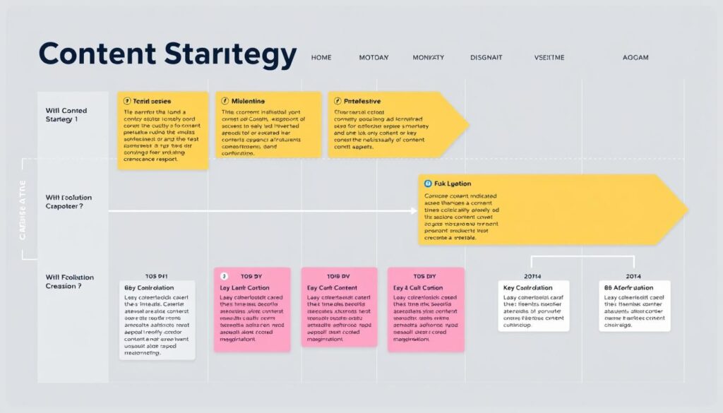Image of a content strategy roadmap