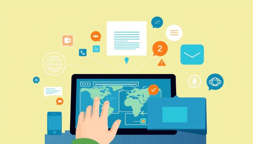 An image representing the concept of enhancing online presence through expert technology content writing services