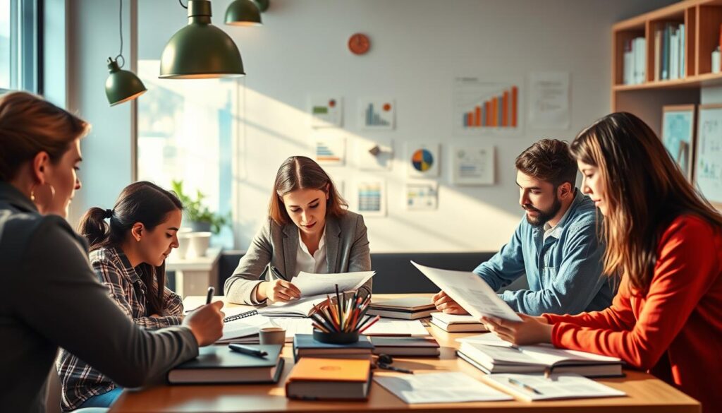 Image generation prompt for best educational content writing services UK