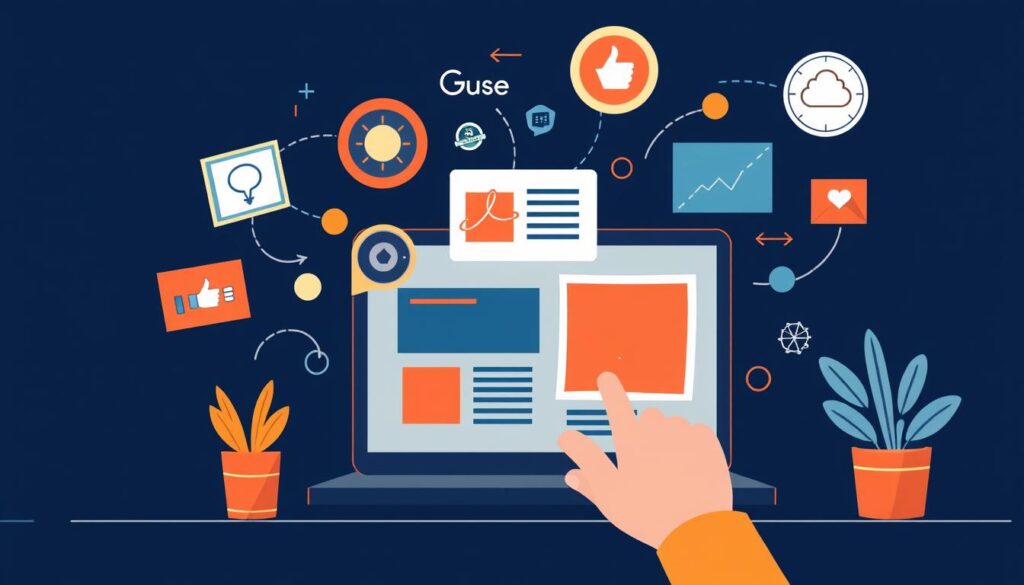 Image of a brand elevating its online presence through strategic content